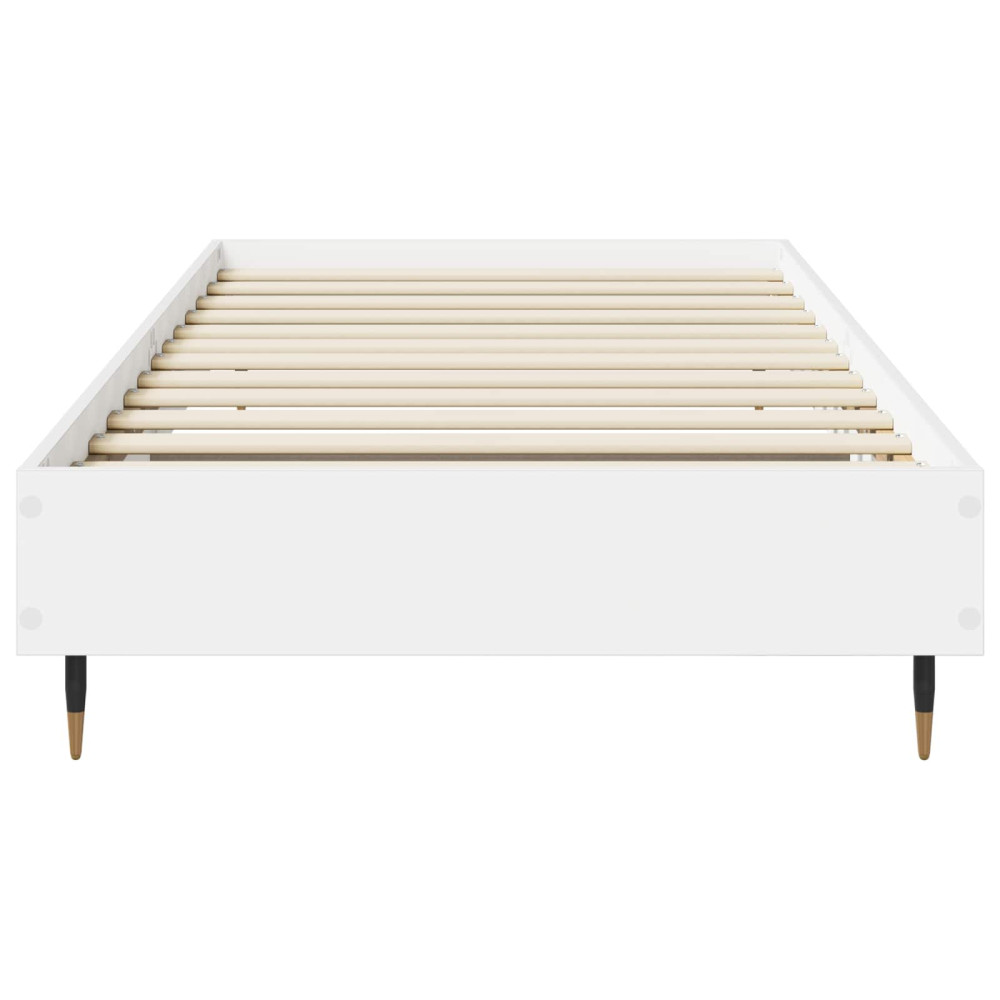 Produktbild för Sängram Vit 80 x 200 cm Konstruerat trä