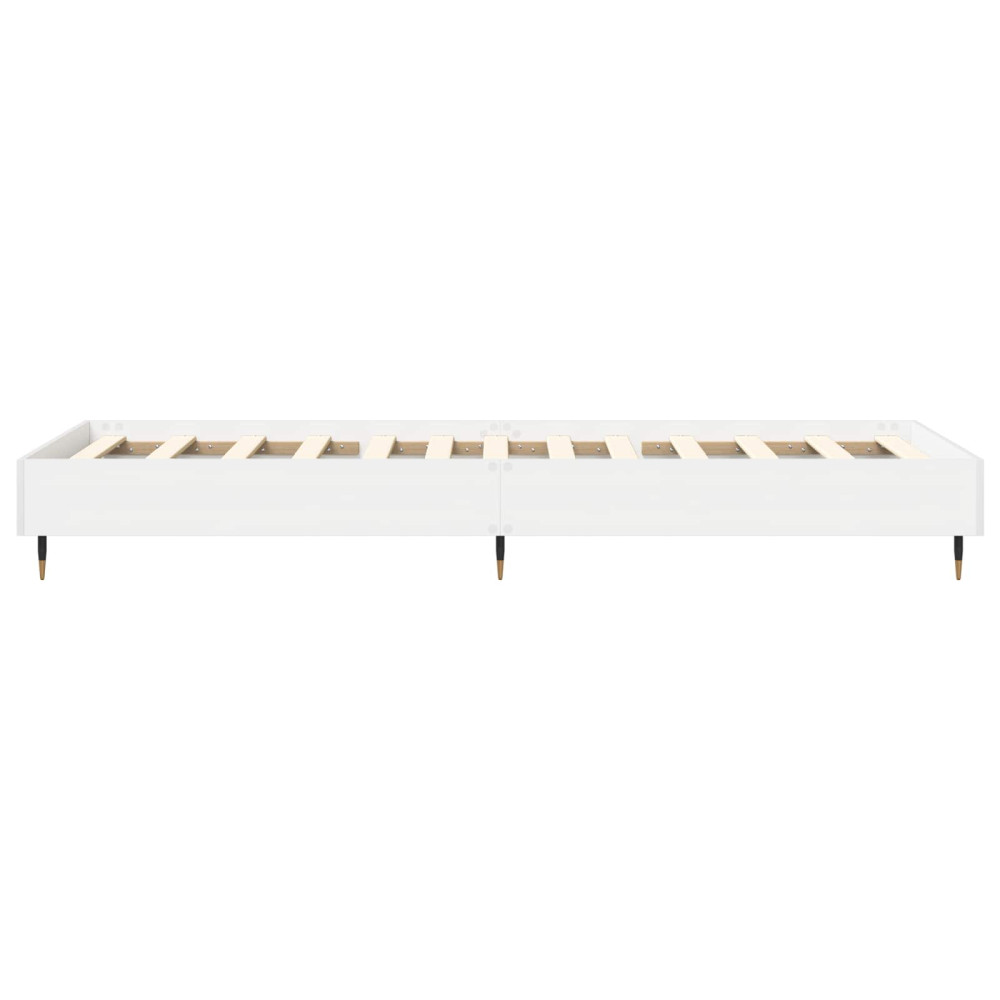 Produktbild för Sängram Vit 80 x 200 cm Konstruerat trä