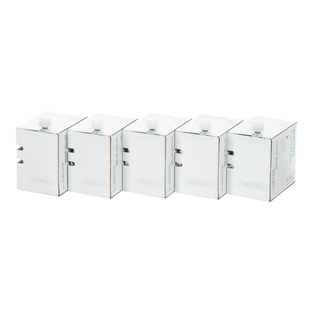 Produktbild för Ricoh JP12 - svart - original - påfyllnadsbläck (paket om 5)