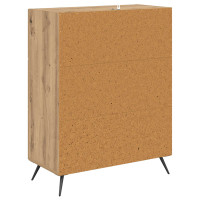 Produktbild för Kommode med låda Artisan Ek 69,5 x 34 x 90 cm Konstruerat trä