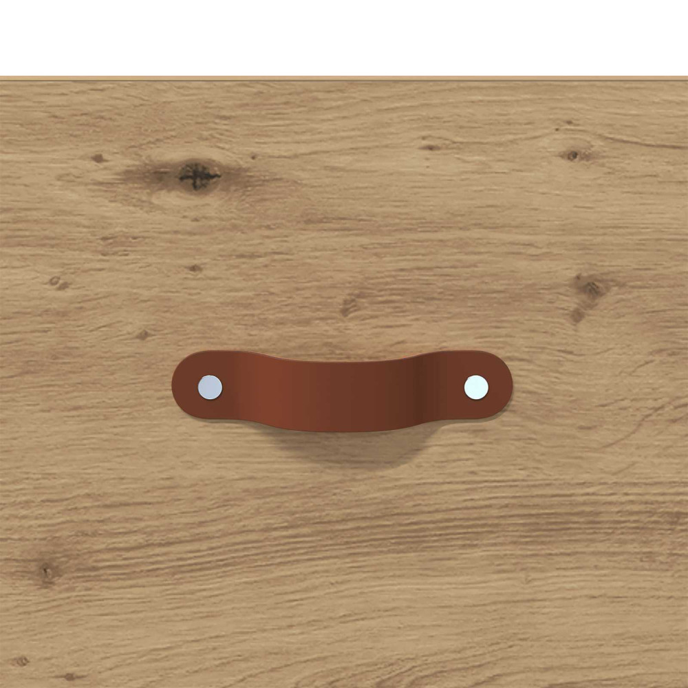 Produktbild för Kommode med låda Artisan Ek 69,5 x 34 x 90 cm Konstruerat trä