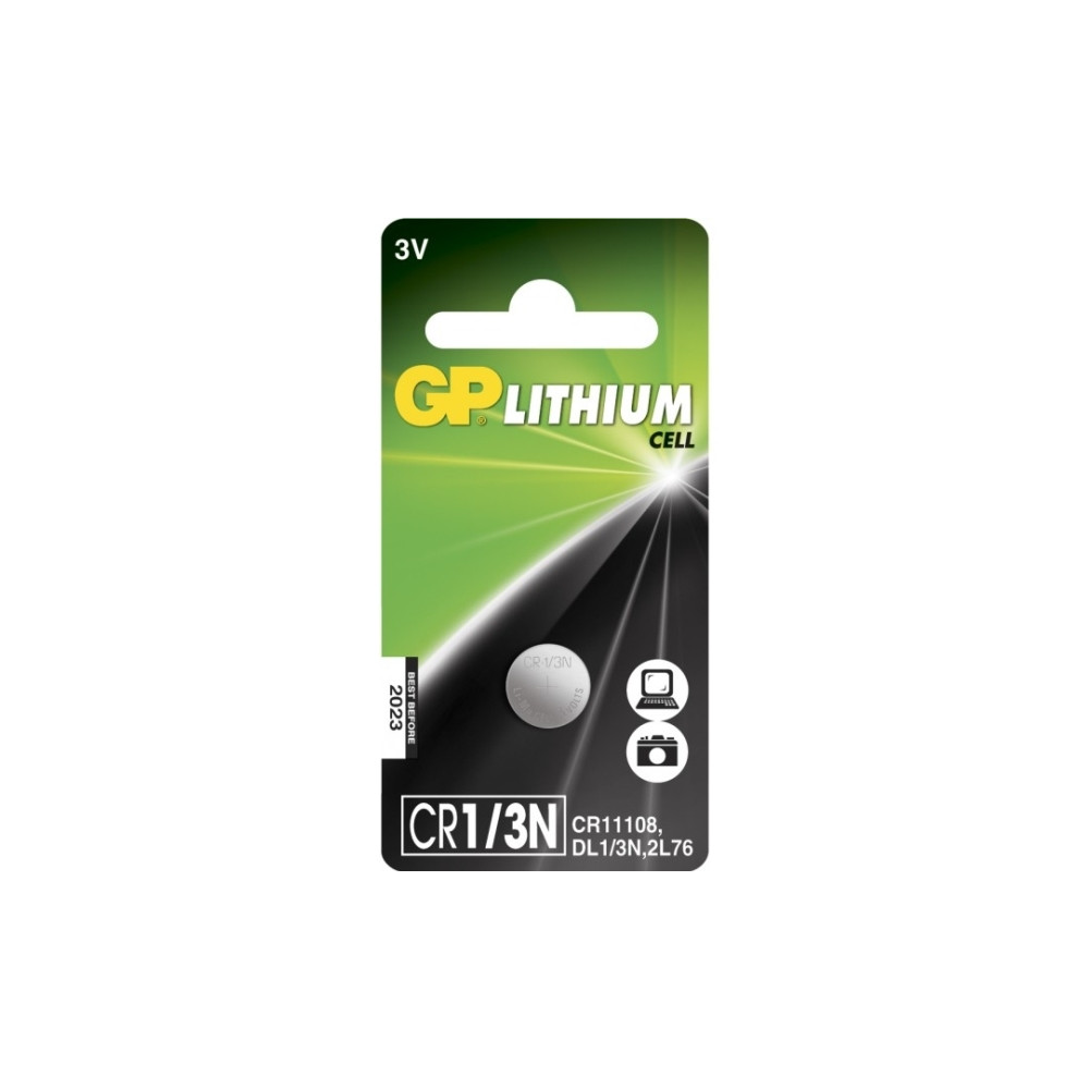 Produktbild för GP Lithium Coin batteri x CR1/3N - Li