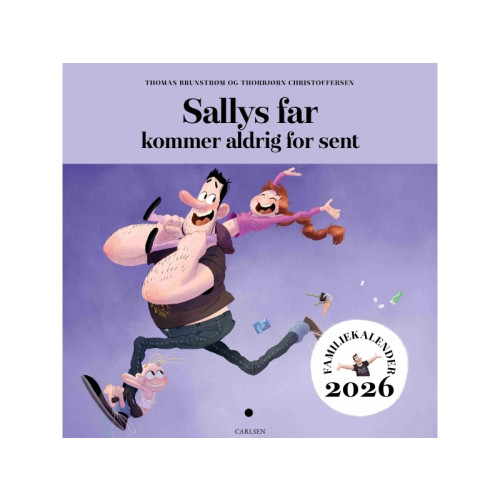 Carlsen Sallys pappa kommer aldrig för sent – Familjekalender 2026 |...