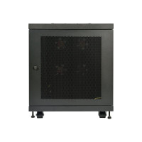 Produktbild för Eaton Tripp Lite Series SmartRack 12U Mid-Depth Rack Enclosure Cabinet for Harsh Environments, 230V - rack - 12U