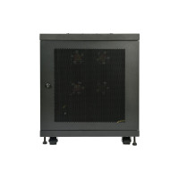 Produktbild för Eaton Tripp Lite Series SmartRack 12U Mid-Depth Rack Enclosure Cabinet for Harsh Environments, 230V - rack - 12U