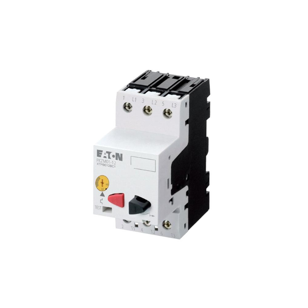 Produktbild för EATON motorskyddsbrytare 1A PKZM01-1 0,25kW/400V tryckutlösn...