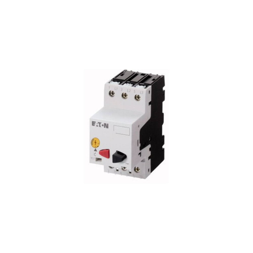 Produktbild för EATON motorskyddsbrytare 1A PKZM01-1 0,25kW/400V tryckutlösn...