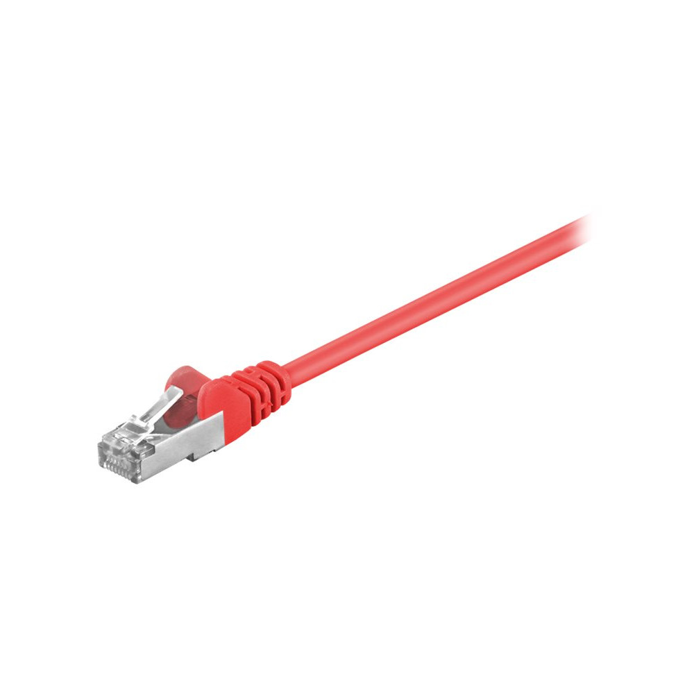 Produktbild för goobay patch-kabel - 5 m - röd