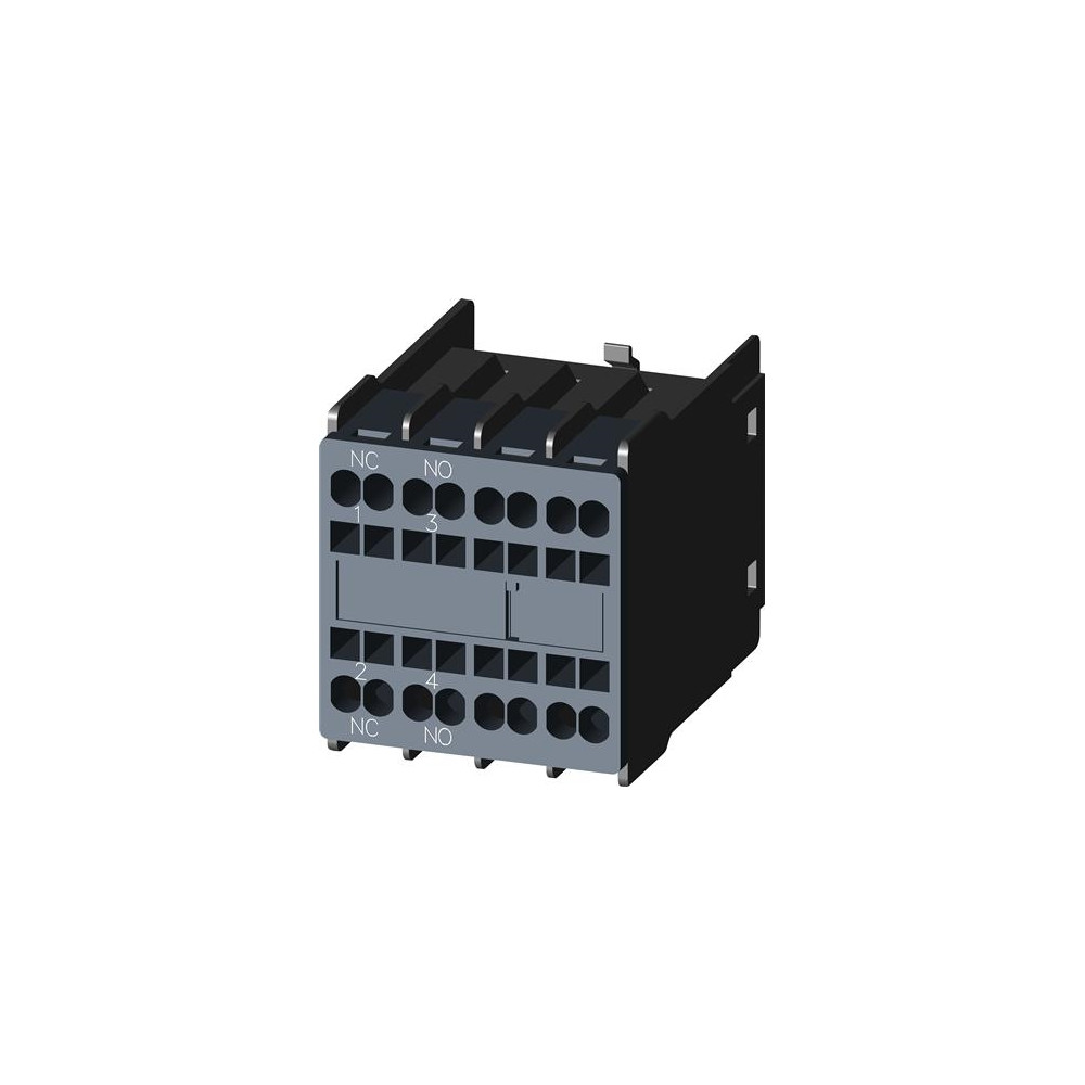 Produktbild för Siemens hjältbrytarkontaktblock 1 slutande + 1 brytande (3RH...