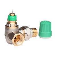 Produktbild för Danfoss RA-DV termostat-/radiatorventil 1/2" – tryckavlastan...