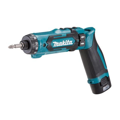 Makita Makita DF012DSJ batteridriven skruvdragare 7,2V 2x1,5Ah Li-i...
