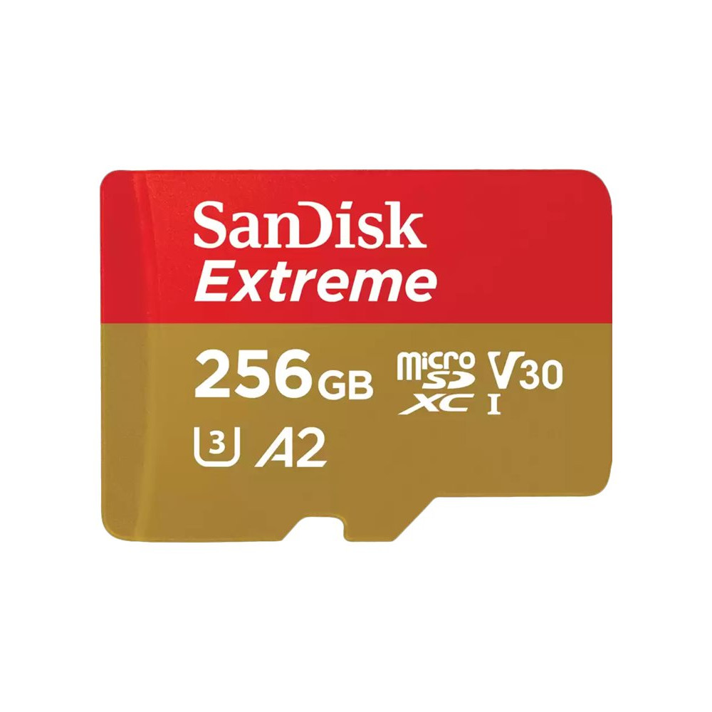 Produktbild för SanDisk Extreme - flash-minneskort - 256 GB - mikroSDXC UHS-I