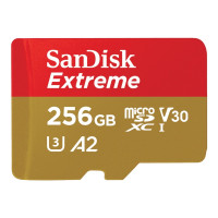 Produktbild för SanDisk Extreme - flash-minneskort - 256 GB - mikroSDXC UHS-I