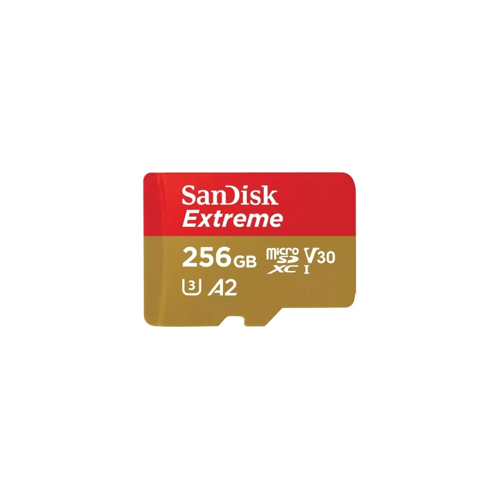 Produktbild för SanDisk Extreme - flash-minneskort - 256 GB - mikroSDXC UHS-I