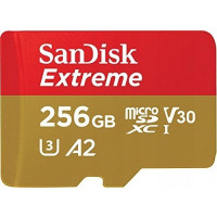 Produktbild för SanDisk Extreme - flash-minneskort - 256 GB - mikroSDXC UHS-I