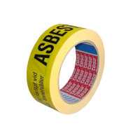 Produktbild för TESA PVC-varningsband för märkning av asbestavfall robust te...