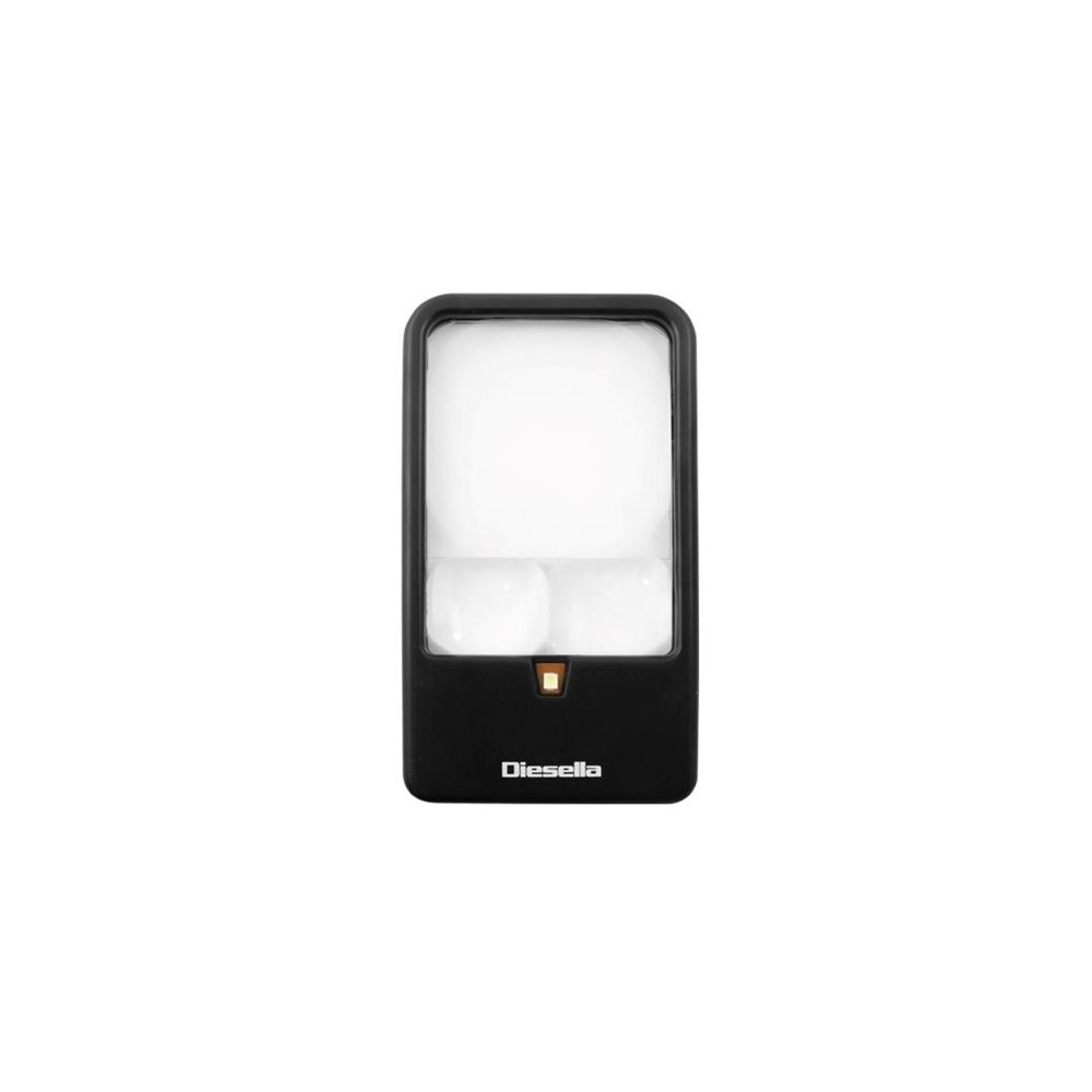 Produktbild för Handlupp 3X/5X/7X förstoring och LED-ljuskälla (platt modell...