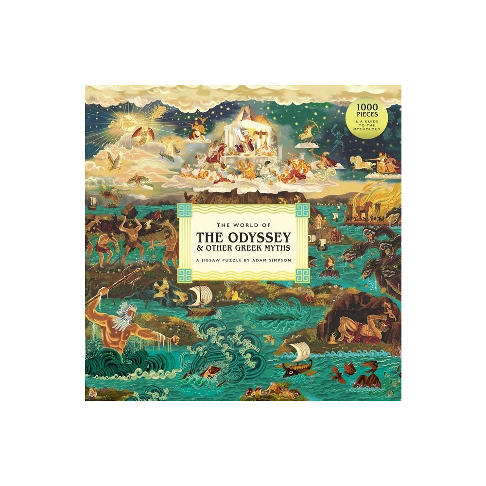 Produktbild för Pussel The World of the Odyssey & Other Greek Myths 1000 bitar
