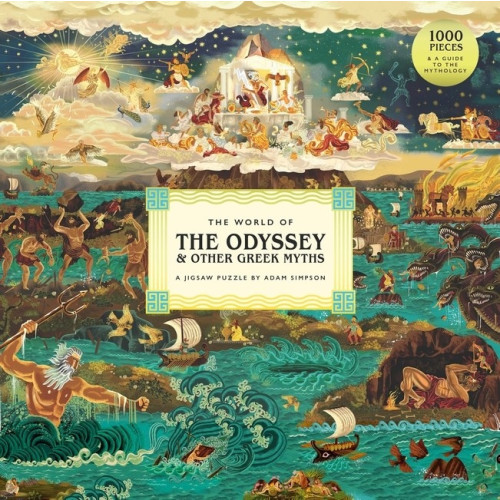 Adam Simpson Pussel The World of the Odyssey & Other Greek Myths 1000 bitar