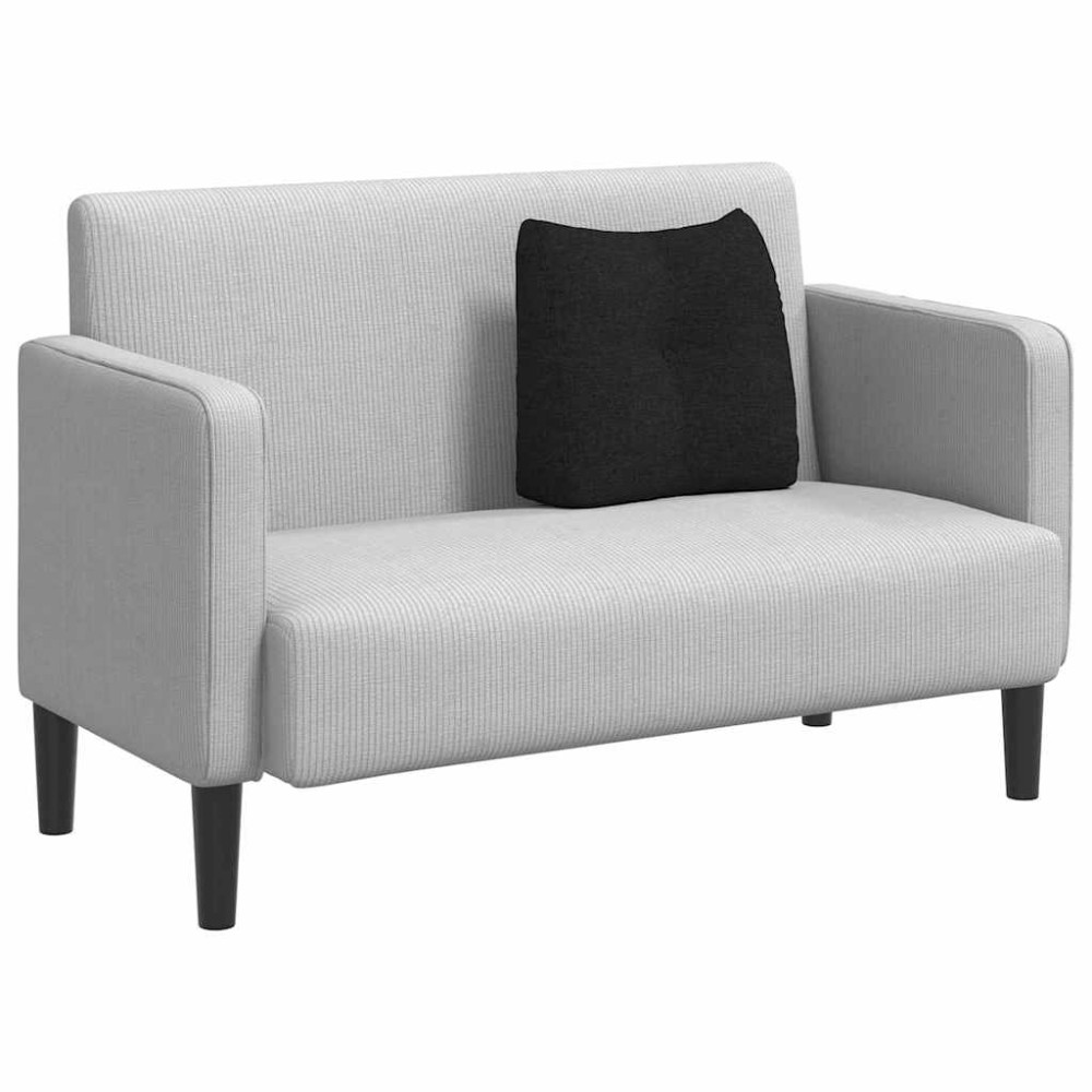 Produktbild för Ryggkudde Svart 45 x 24 x 50 cm tyg