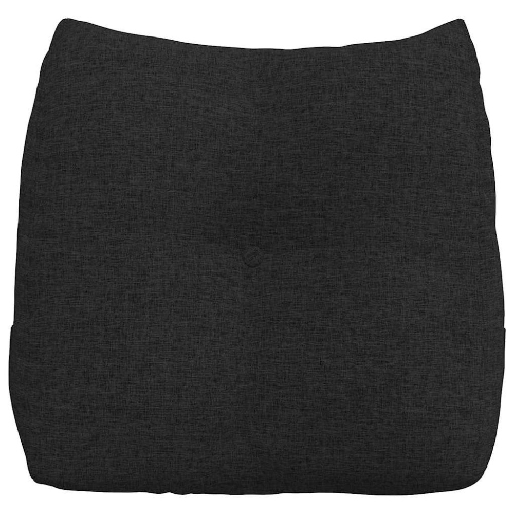 Produktbild för Ryggkudde Svart 45 x 24 x 50 cm tyg