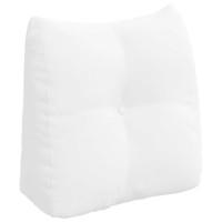 Produktbild för Ryggkudde Vit 45 x 24 x 50 cm tyg