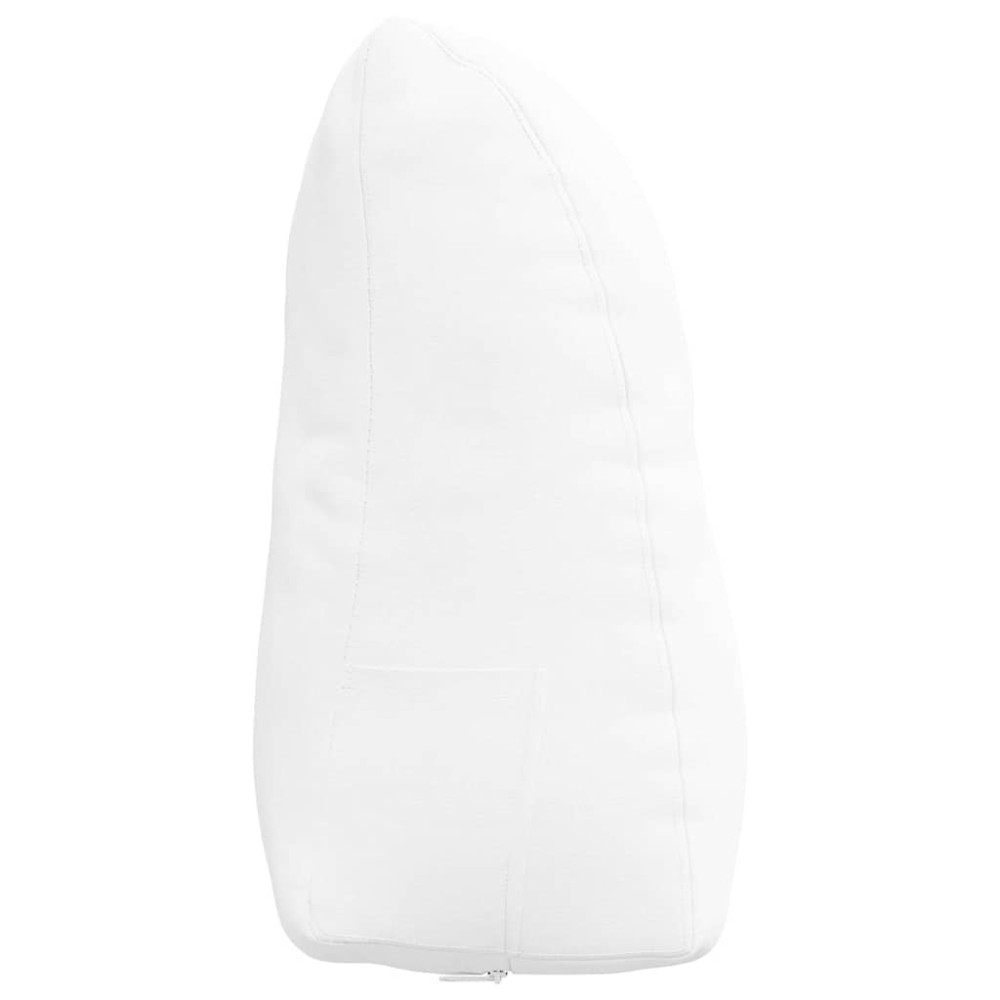 Produktbild för Ryggkudde Vit 45 x 24 x 50 cm tyg
