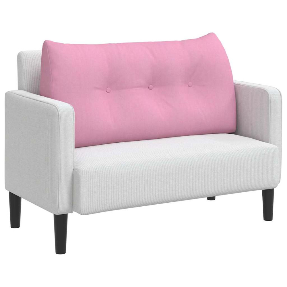 Produktbild för Ryggkudde Rosa 100 x 24 x 50 cm tyg