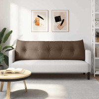 Produktbild för Ryggkudde Brun 160 x 24 x 50 cm tyg