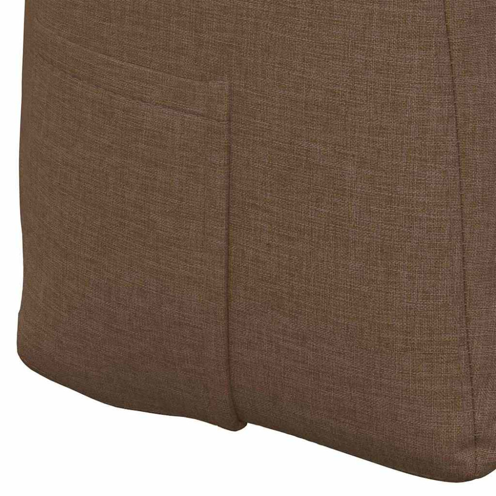 Produktbild för Ryggkudde Brun 160 x 24 x 50 cm tyg