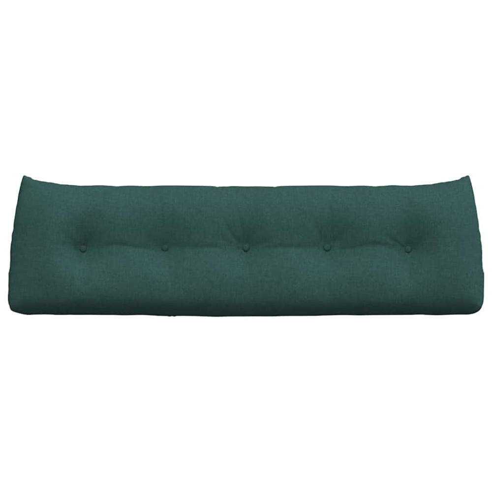 Produktbild för Ryggkudde Mörkgrön 160 x 24 x 50 cm tyg