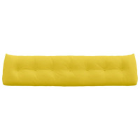 Produktbild för Ryggkudde Ljusgul 200 x 24 x 50 cm tyg