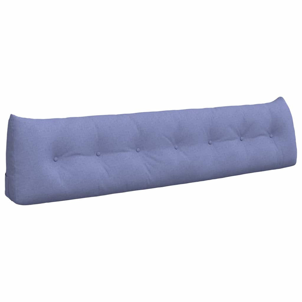 Produktbild för Ryggkudde Jeansblå 200 x 24 x 50 cm tyg