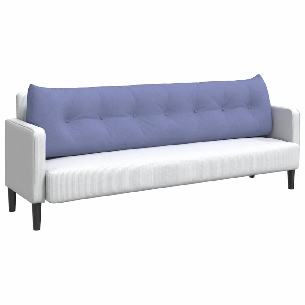 Produktbild för Ryggkudde Jeansblå 200 x 24 x 50 cm tyg