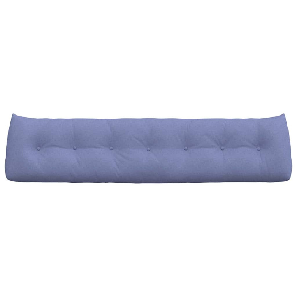 Produktbild för Ryggkudde Jeansblå 200 x 24 x 50 cm tyg