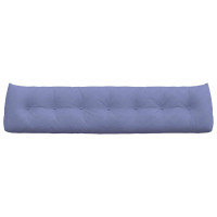 Produktbild för Ryggkudde Jeansblå 200 x 24 x 50 cm tyg