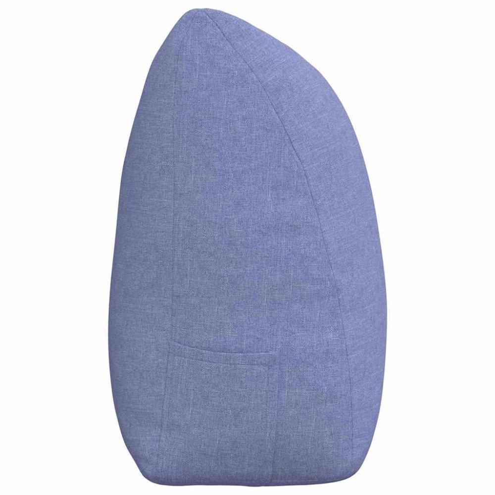 Produktbild för Ryggkudde Jeansblå 200 x 24 x 50 cm tyg