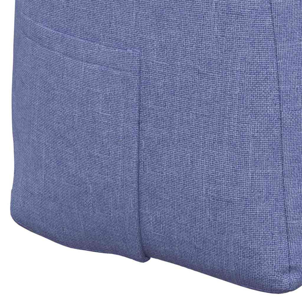 Produktbild för Ryggkudde Jeansblå 200 x 24 x 50 cm tyg