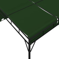Produktbild för Paviljong 4 x 3 x 2,3 m Grön Polyester och Stål