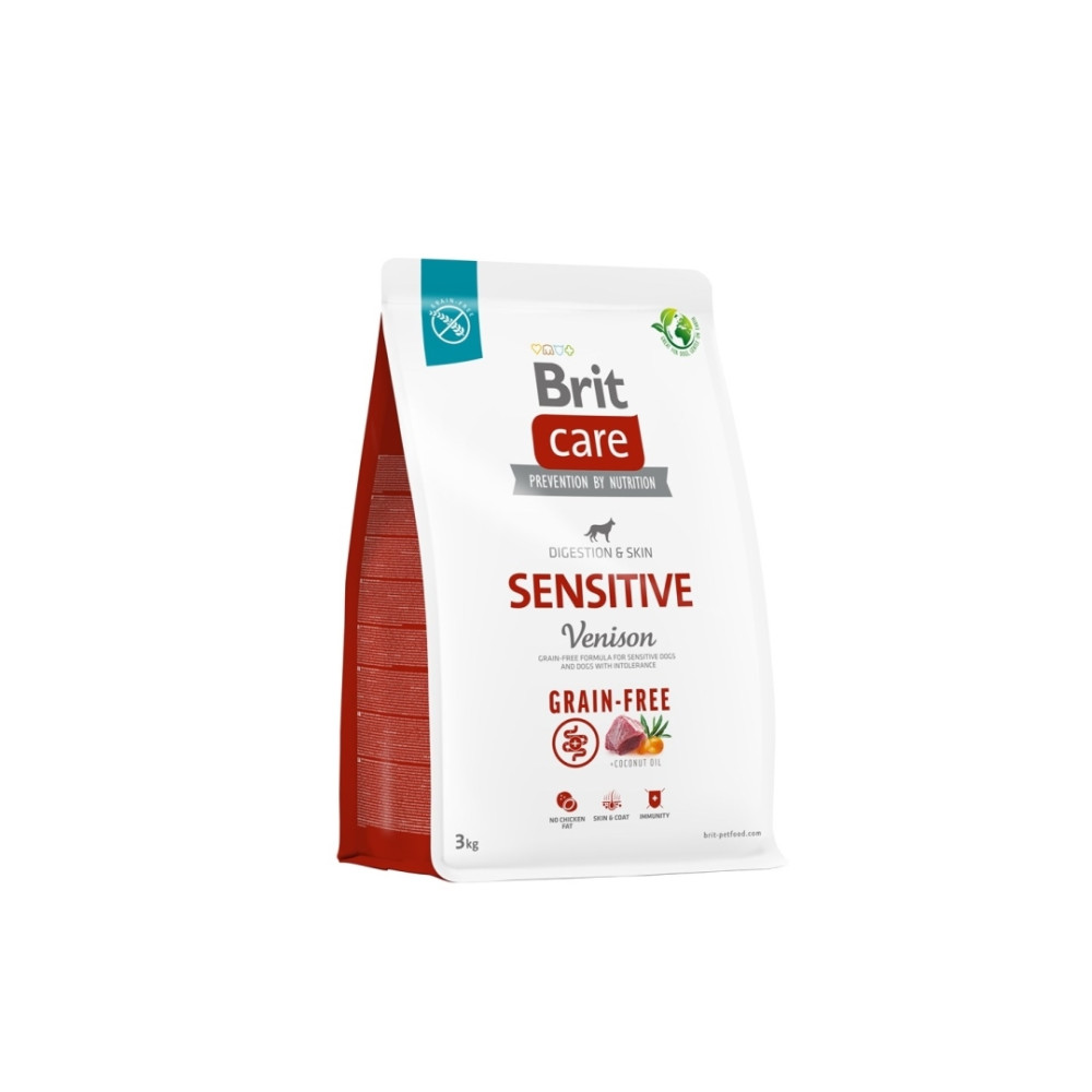 Produktbild för Brit Care torrfoder för hund Brit Care Sensitive Vilt & Pota...