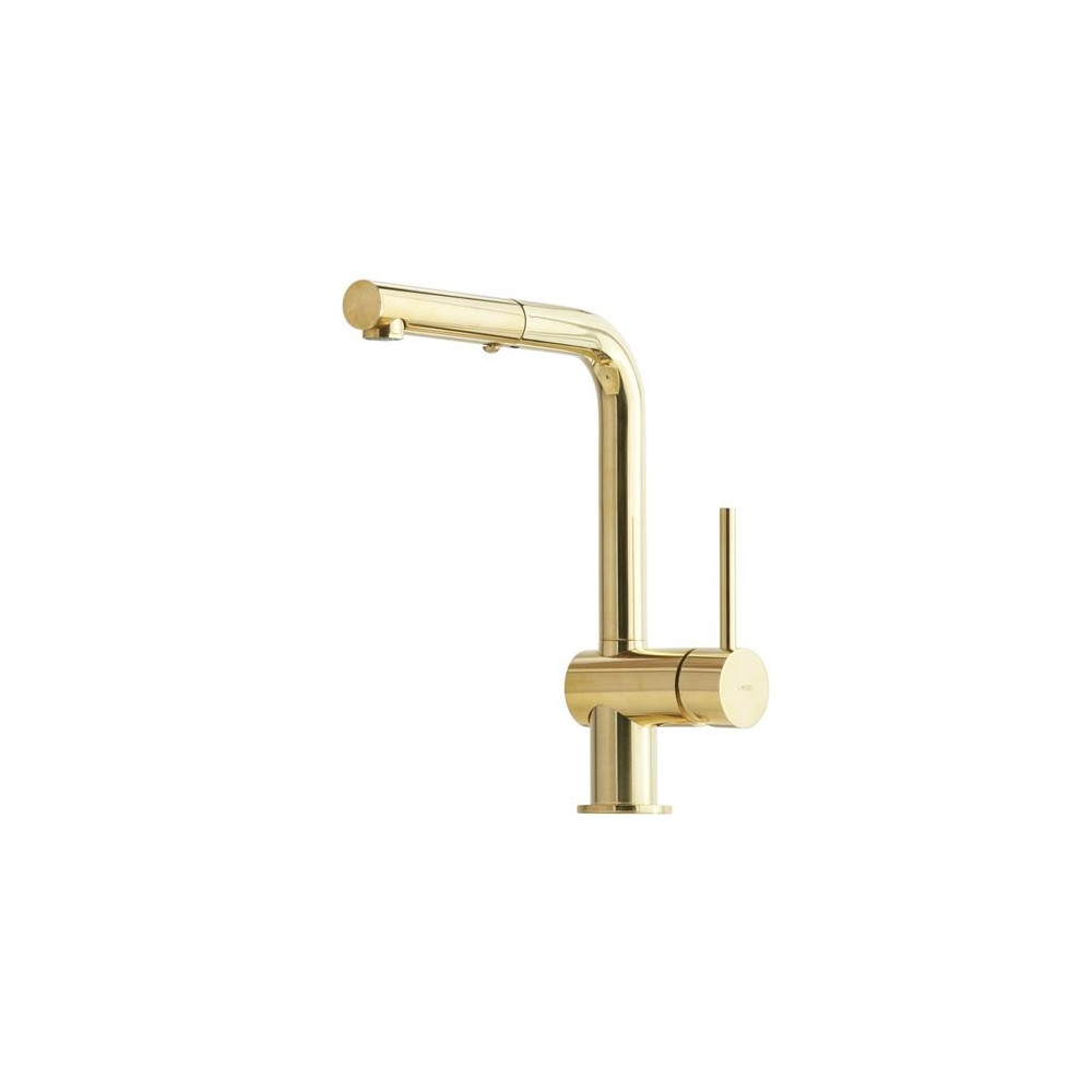 Produktbild för Kubus 040 tvättställsblandare 220 mm med utdragsgrepp, poler...