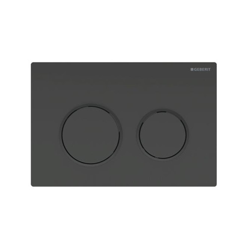 GEBERIT Geberit Omega20 spol-/styckplatta dubbelspolning: svart, sva...