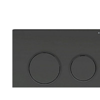 Produktbild för Geberit Omega20 spol-/styckplatta dubbelspolning: svart, sva...