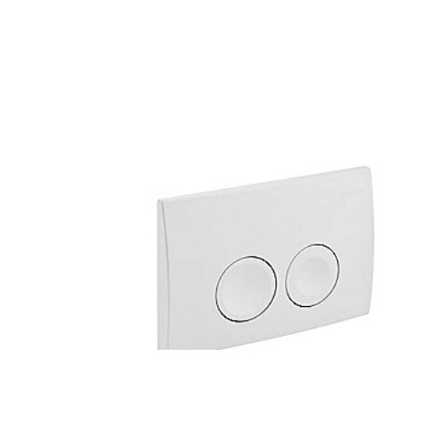 GEBERIT Geberit Delta25 manöverplatta 2-spol 246x164 mm tryckknappar...