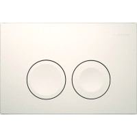 Produktbild för Geberit Delta25 manöverplatta 2-spol 246x164 mm tryckknappar...