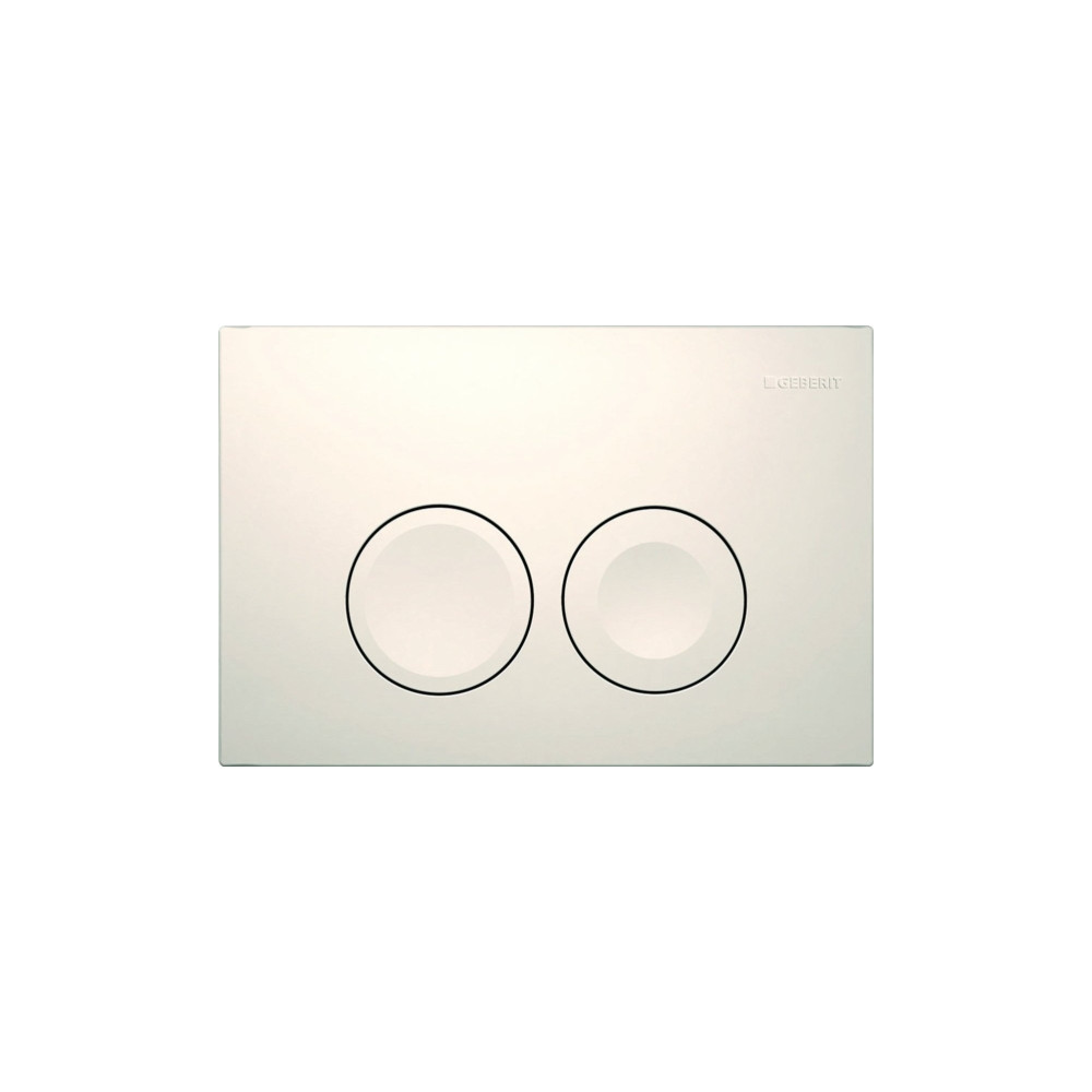 Produktbild för Geberit Delta25 manöverplatta 2-spol 246x164 mm tryckknappar...