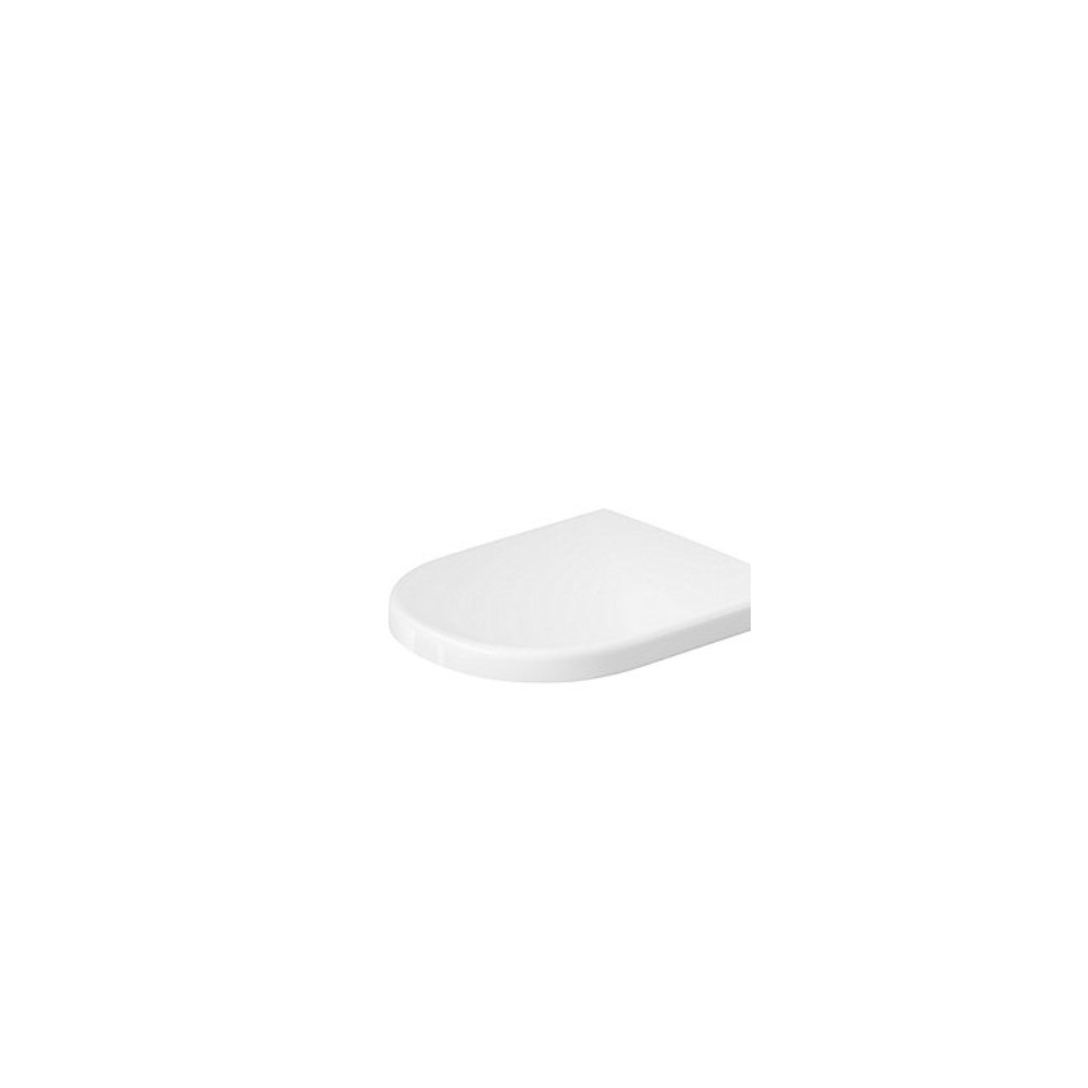 Produktbild för Duravit D-code toalettsits med softclose för förmonterade gå...