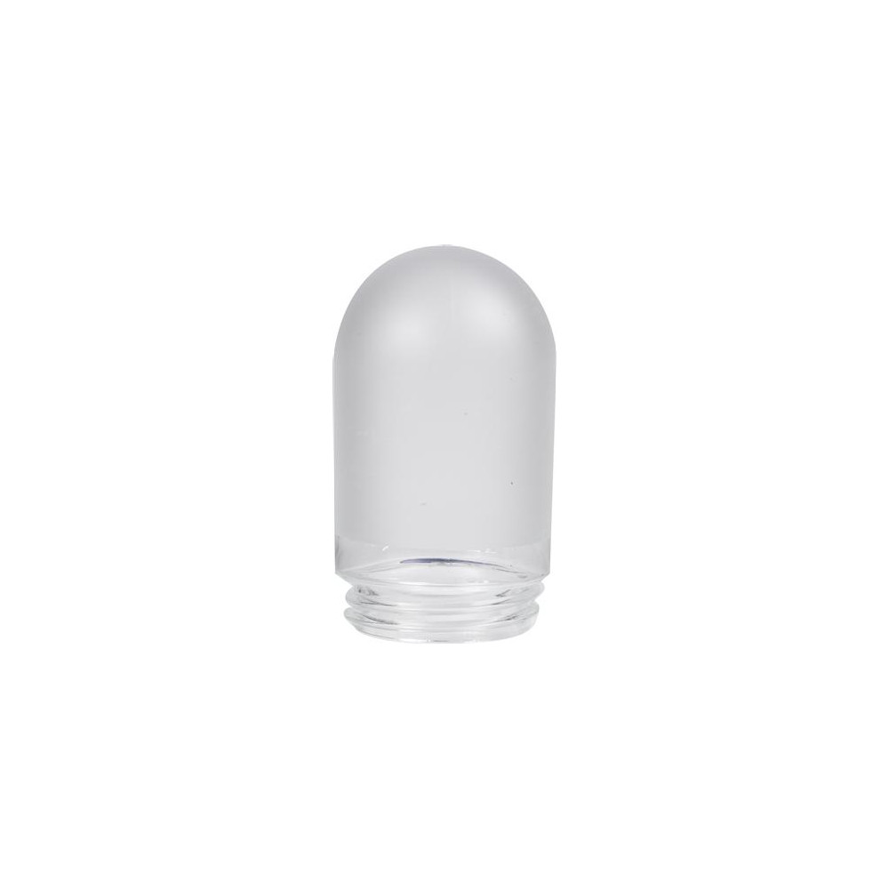Produktbild för Slagtåligt sandblästrat stallglas, Ø97 mm, med 84,5 mm gänga