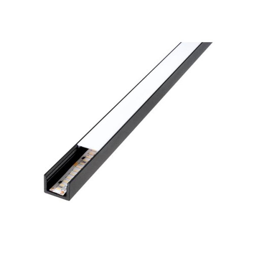 sg armaturen SG ARMATUREN StripLine 1,8 m svart profil med utan LED-strip...
