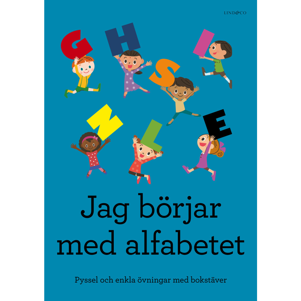 Produktbild för Jag börjar med alfabetet : pyssel och enkla övningar med bokstäver (häftad)